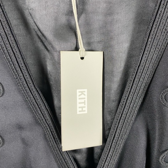 Kith Ribbon Embroidery Alec Gi-Black Men's Medium FW24 NWT - Picture 4 of 11